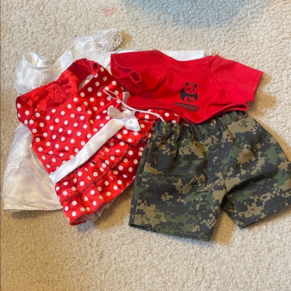 Build a Bear clothing Bundle
